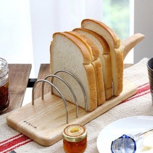 Wood Toast holder Handle Rack Server English Wooden Breakfast Tea Cafe Tableware   272731415878
